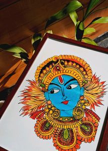 Drawing Of Lord Krishna