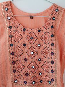 Orange Kurti