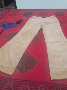 Tan Corduroy Flare Pants