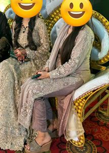 Party Wear Pakistani Designer Suit Straight