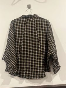 Checked shirt oversized