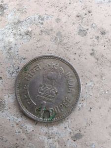Jawaharlal Nehru Centenary 1989 1 Rupee Coin