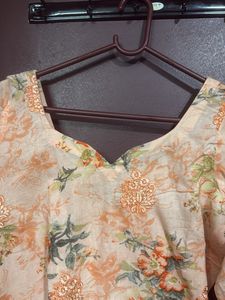 Floral Print Kurta