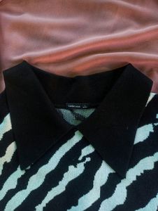 Classic Black &amp; White Crop Top