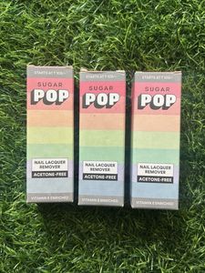 Sugar POP Nail Polish Remover Pack Of 3