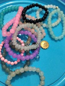 Colorful Beaded Bracelet Bundle Any Random 10 Brac