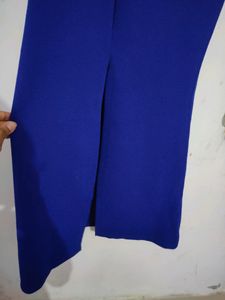 Ajio Blue Maxi Party Dress