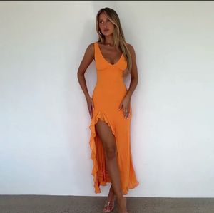 Orange Maxi Dress