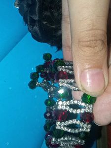 2 Hair Clips, 1 Pendant, Bracelet