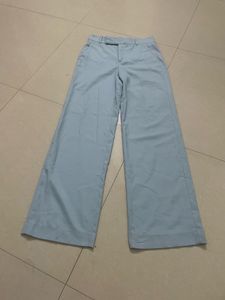 ZARA Wide Leg Sky Blue Pant
