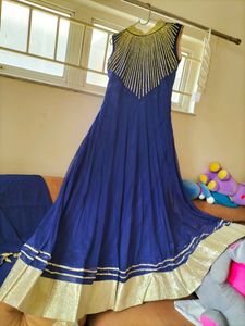 Blue Anarkali Dress