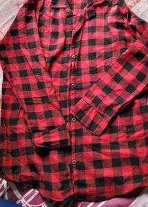 Red & Black Checkered Shirt