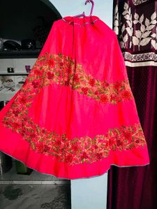 Flower Flared Can Lehenga Lengha Choli Wedding
