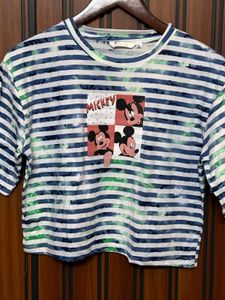 Mickey crop tshirt