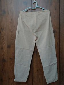 Women Beige Cropped Trousers