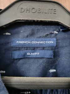 Stylish Navy Blue Men Shirt