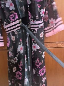Madame Floral Print Kimono Shrug