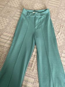 Beige High Waste Trouser