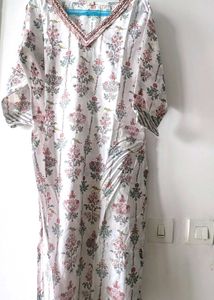 Floral Print Kurta Set