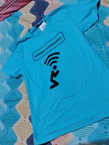Blue Graphic Tee shirt