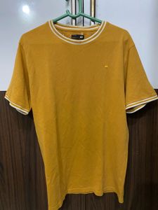 Round Neck T Shirt Mustard