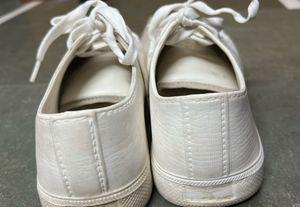 White Canvas Sneakers