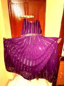 Elegant Purple Kurta Set