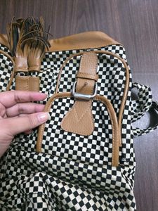 Checkered Backpack