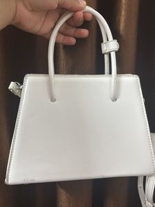 MANGO white Handbag