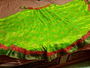 Beautiful ethnic skirt with big ghera❤️
