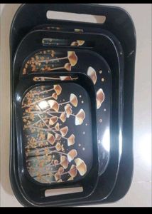 Set Of 3 Serving Trays