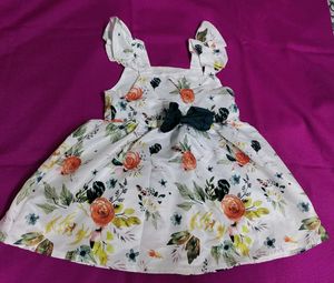 Floral Baby Dress with Bow