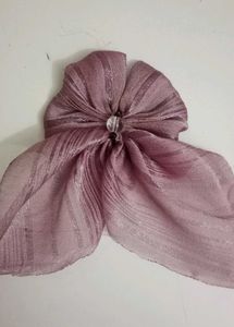 Elegant Lavender Sheer Bow Clip
