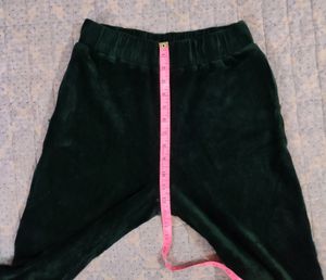 Dark Green Velvet Waist 26-38