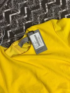 A Beautiful Lemon Chrome Vero Moda Dress For Casua