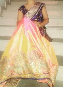 Lehenga Choli With Banarasi Dupatta