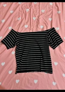 B&amp;W Striped Top