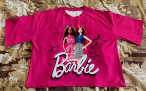 Dec Sale 🔥Barbie Crop Oversized T-Shirt