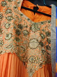 Orange Anarkali