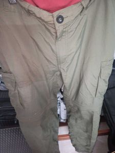 Olive Work Cargo Pants Unisex