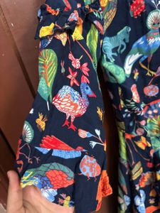 Colorful Print Mini Dress