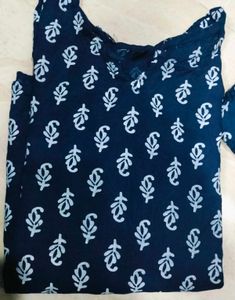 Rayon Blue Night Suit