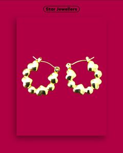 Golden Hoop Earrings
