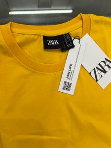 ZARA PLAIN TSHIRT L SIZE
