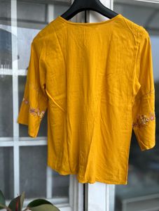 Stylish Mustard Top