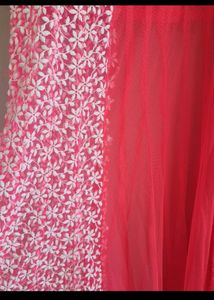 Pink Embroidery Chudidar