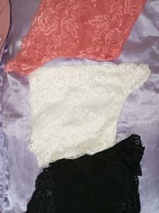 Lace lingerie Sexy Colours Night Combo Of 3