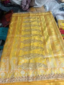 Elegant Yellow Saree