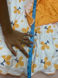 Floral Dress with Lace Details