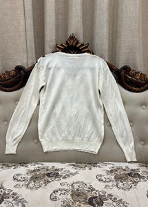 Striped V-Neck Sweater